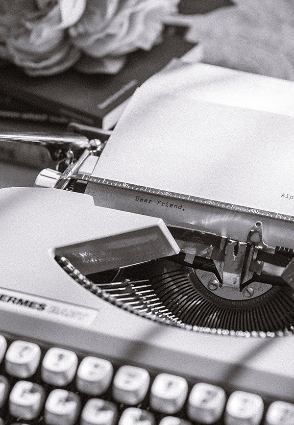 typewriters ribbon keys